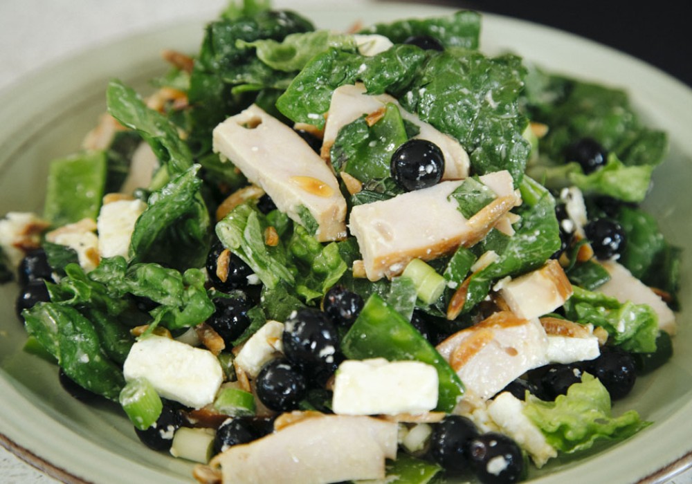 Blueberry and Smoked Chicken Salad