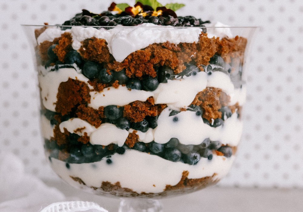 Blueberry & Ginger Trifle