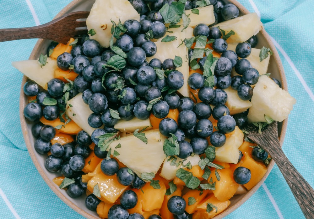 Easy Blueberry Fruit Salad